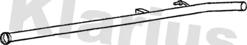 Klarius Centre Exhaust Pipe For Renault Clio