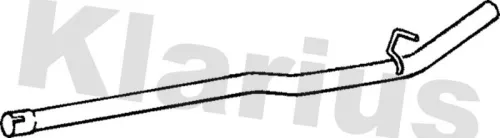 Klarius Centre Exhaust Pipe For Renault Kangoo