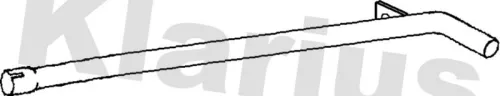 Klarius Centre Exhaust Pipe For Renault Grand Scénic Megane Scénic
