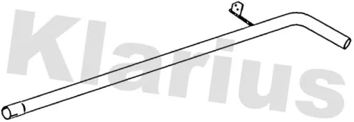 Klarius Centre Exhaust Pipe For Renault Grand Scénic Megane Megane Cc Scénic