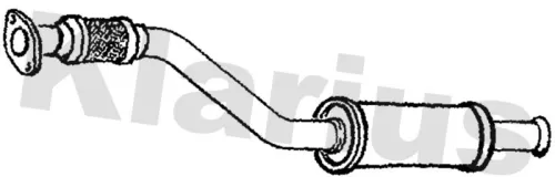 Exhaust Centre Muffler Middle Silencer Fits Nissan Renault Primastar Trafic Ii