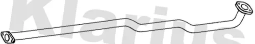 Klarius Centre Exhaust Pipe For Renault Scénic