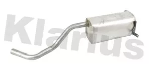 KLARIUS KLARIUS RN879J Rear Muffler Exhaust Silencer Back Box Fits Renault Clio Modus / Grand Modus 