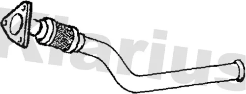 Klarius Front Exhaust Pipe For Renault Vauxhall Trafic Ii Vivaro