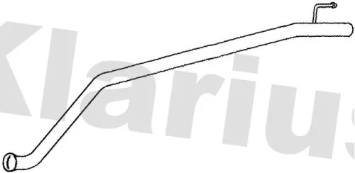 Klarius Centre Exhaust Pipe For Renault Vauxhall Trafic Ii Vivaro