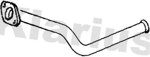 Klarius Front Exhaust Pipe For Renault Clio Twingo Wind