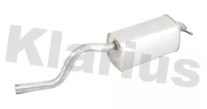 KLARIUS KLARIUS RN977P Rear Muffler Exhaust Silencer Back Box Fits Renault Twingo Wind 