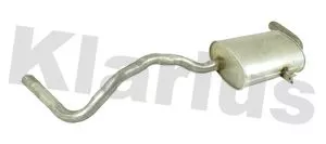 KLARIUS KLARIUS RN983G Rear Muffler Exhaust Silencer Back Box Fits Renault Grand Scénic Megane Megane Cc Scénic 