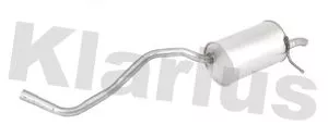 KLARIUS KLARIUS RN996L Rear Muffler Exhaust Silencer Back Box Fits Renault Clio 