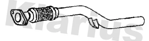 Klarius Front Exhaust Pipe For Renault Captur Clio