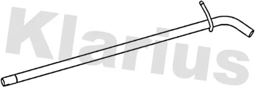 Klarius Centre Exhaust Pipe For Renault Captur Clio