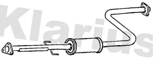 Exhaust Centre Muffler Middle Silencer Fits Rover 600