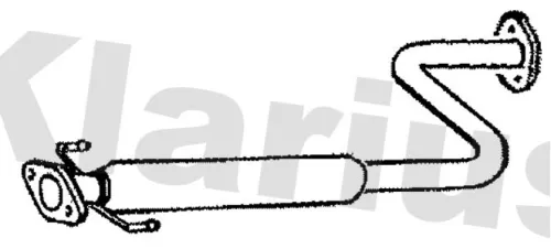 Exhaust Centre Muffler Middle Silencer Fits Mg Rover 25 Mg Zr Streetwise