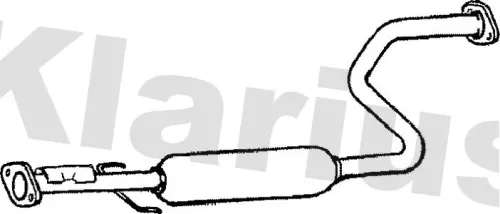 Exhaust Centre Muffler Middle Silencer Fits Rover 45