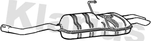 Rear Muffler Exhaust Silencer Back Box Fits Rover 75