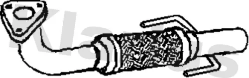 Klarius Centre Exhaust Pipe For Saab 9-3