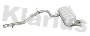 KLARIUS KLARIUS SK112A Rear Muffler Exhaust Silencer Back Box Fits Skoda Yeti 