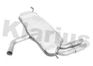 KLARIUS KLARIUS SK117Q Rear Muffler Exhaust Silencer Back Box Fits Skoda Yeti 