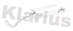 KLARIUS KLARIUS SK47X Rear Muffler Exhaust Silencer Back Box Fits Skoda Fabia 