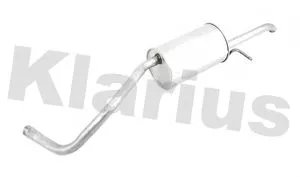KLARIUS KLARIUS SK77D Rear Muffler Exhaust Silencer Back Box Fits Skoda Fabia 