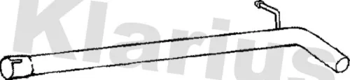 Klarius Centre Exhaust Pipe For Skoda Roomster