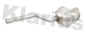 KLARIUS KLARIUS SK87M Rear Muffler Exhaust Silencer Back Box Fits Skoda Octavia 
