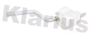 KLARIUS KLARIUS SK88L Rear Muffler Exhaust Silencer Back Box Fits Skoda Octavia 