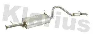 KLARIUS KLARIUS SZ101C Rear Muffler Exhaust Silencer Back Box Fits Suzuki Grand Vitara 