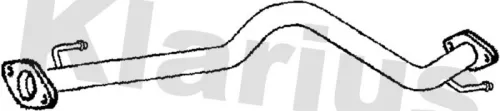 Klarius Centre Exhaust Pipe For Suzuki Grand Vitara
