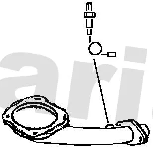 Klarius Centre Exhaust Pipe For Suzuki Swift