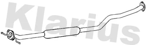 Exhaust Centre Muffler Middle Silencer Fits Suzuki Swift