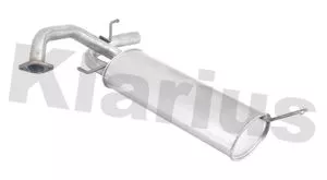 KLARIUS KLARIUS SZ154A Rear Muffler Exhaust Silencer Back Box Fits Fiat Suzuki Sedici Sx4 