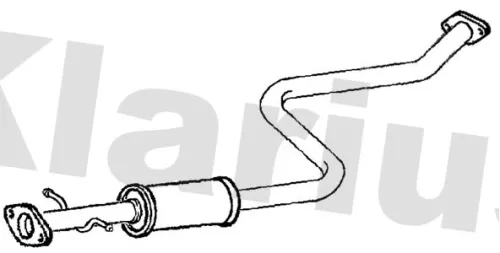 Exhaust Centre Muffler Middle Silencer Fits Suzuki Swift