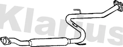 Exhaust Centre Muffler Middle Silencer Fits Toyota Celica