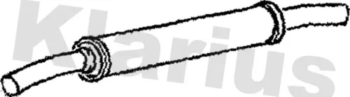 Exhaust Centre Muffler Middle Silencer Fits Toyota Corolla