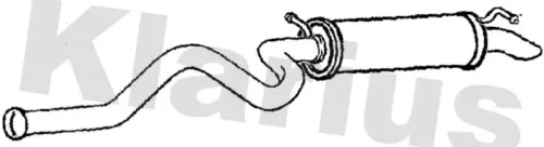 Rear Muffler Exhaust Silencer Back Box Fits Toyota Land Cruiser 100