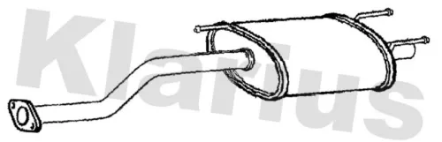 Exhaust Centre Muffler Middle Silencer Fits Toyota Land Cruiser 100