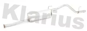 KLARIUS KLARIUS TY580J Rear Muffler Exhaust Silencer Back Box Fits Toyota Hilux 