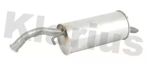 KLARIUS KLARIUS TY582G Rear Muffler Exhaust Silencer Back Box Fits Toyota Yaris 
