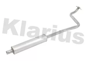 Exhaust Centre Muffler Middle Silencer Fits Toyota Yaris