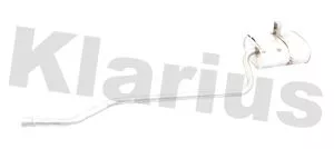 KLARIUS KLARIUS TY605X Rear Muffler Exhaust Silencer Back Box Fits Toyota Corolla 