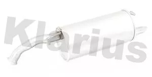 KLARIUS KLARIUS TY612L Rear Muffler Exhaust Silencer Back Box Fits Toyota Yaris 