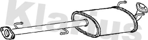 Exhaust Centre Muffler Middle Silencer Fits Toyota Land Cruiser 90 Land Cruiser Prado