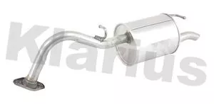KLARIUS KLARIUS TY686D Rear Muffler Exhaust Silencer Back Box Fits Toyota Yaris 