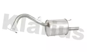 KLARIUS KLARIUS TY689A Rear Muffler Exhaust Silencer Back Box Fits Toyota Yaris 