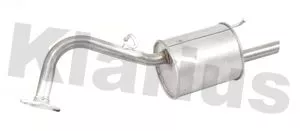 KLARIUS KLARIUS TY690X Rear Muffler Exhaust Silencer Back Box Fits Toyota Yaris 