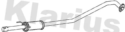 Exhaust Centre Muffler Middle Silencer Fits Toyota Avensis