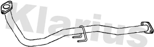 Klarius Centre Exhaust Pipe For Toyota Hilux