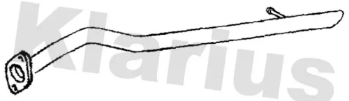 Klarius Rear Exhaust Pipe For Toyota Hilux