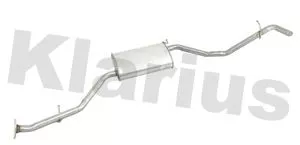 KLARIUS KLARIUS TY768H Rear Muffler Exhaust Silencer Back Box Fits Toyota Iq 